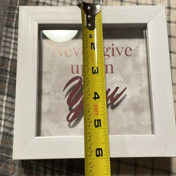 “Never give up on You” Framed Art - Picture 14 of 17